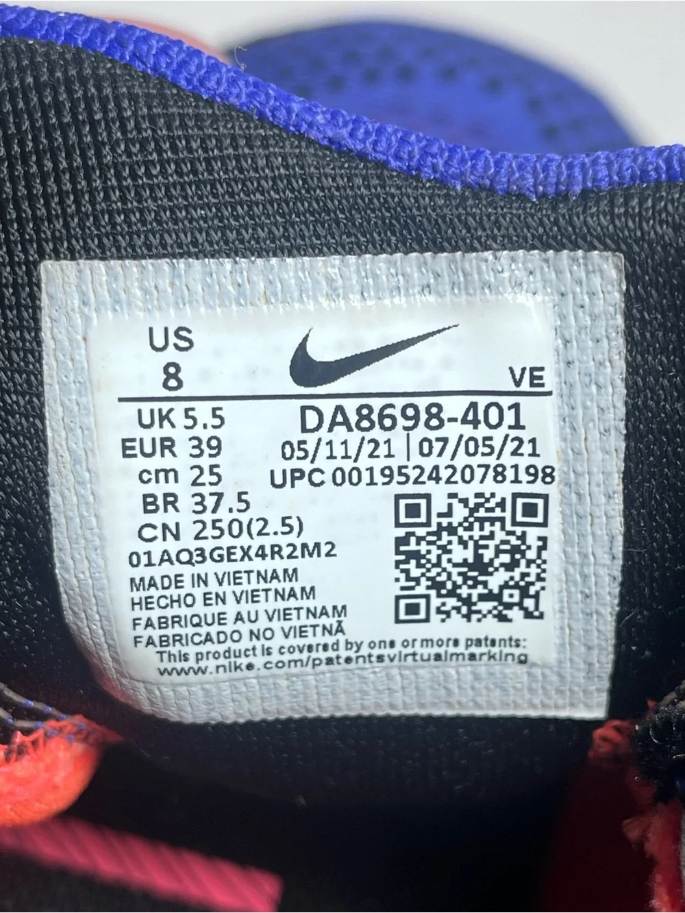 Nike Pegasus Trail 3 Running Shoes with Coral Accents